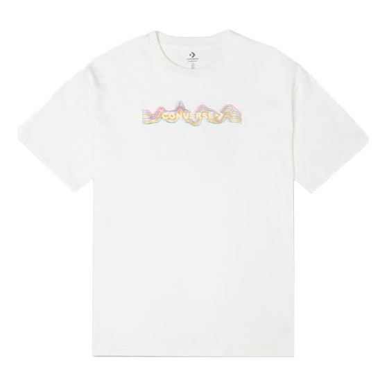 Тениска Converse Sports Knit Loose Short Sleeve Graphic T-Shirt Бяло | 10022775-A01