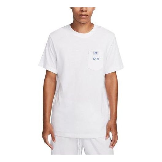 Тениска Nike Nike '82-'22 Pocket T-Shirt Бяло | DX1082-100, 0