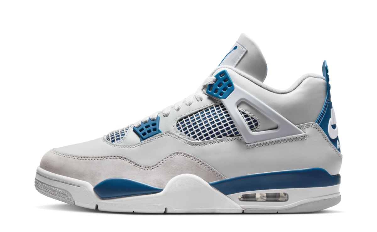 Кецове и обувки Jordan Jordan 4 Retro Military Blue (2024) Синьо | FV029141, 0
