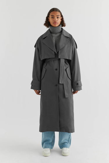 Палта AXEL ARIGATO Atom Trench Coat Сиво | A2107001, 2
