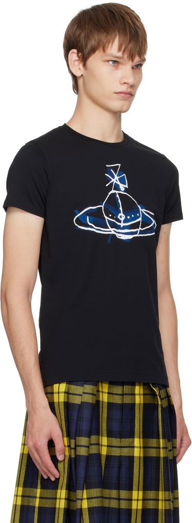 Тениска Vivienne Westwood Vivienne Westwood Drawn Orb T-Shirt Сиво | 3G01003X-J001M-, 4