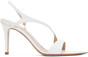 Кецове и обувки Gianvito Rossi Gianvito Rossi Mayfair Heeled Sandals Бяло | G32462.85RIC.NAP, 0
