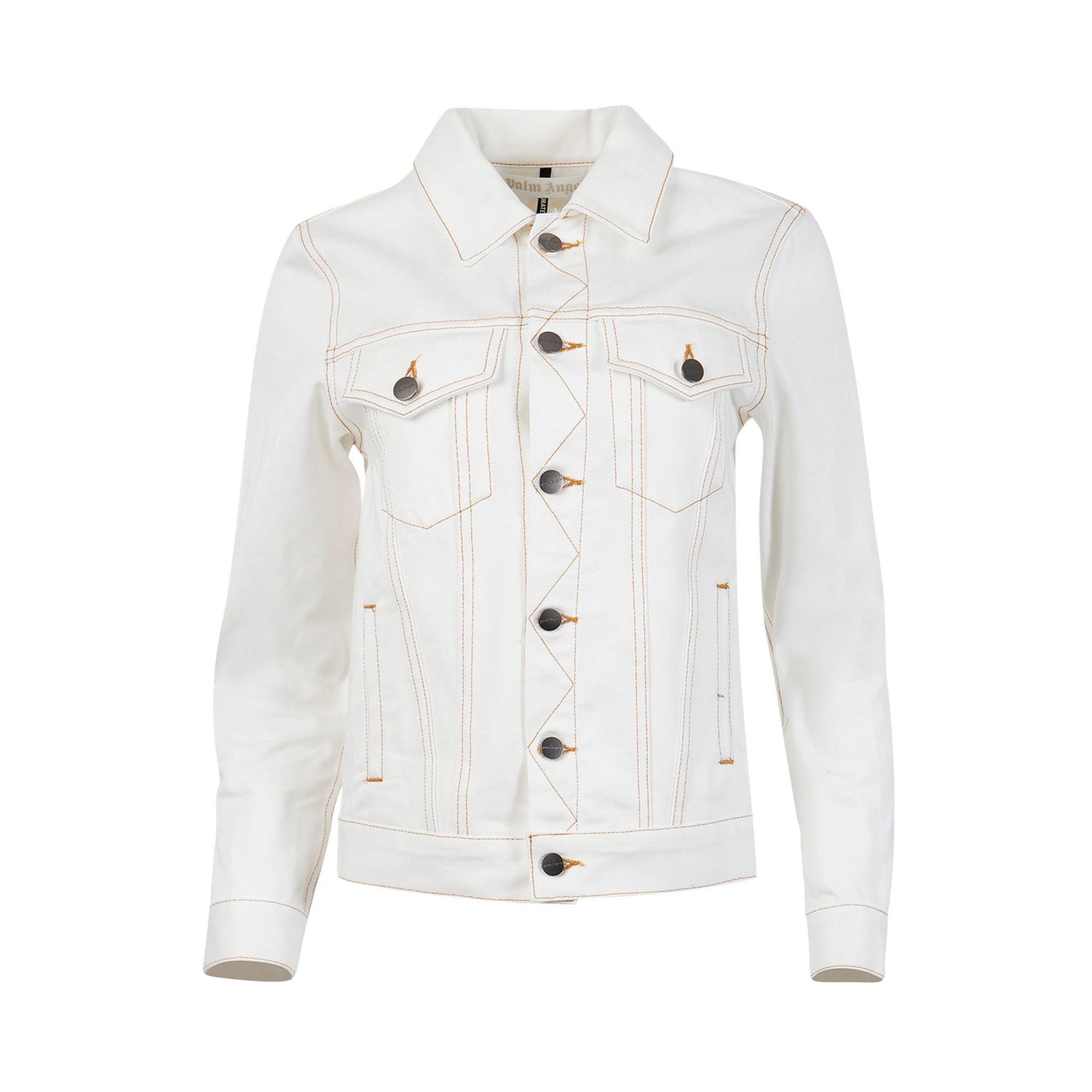 Яке Palm Angels x The Webster Logo Degrade Denim Jacket Бяло | PWYE011G21DEN0010140, 1