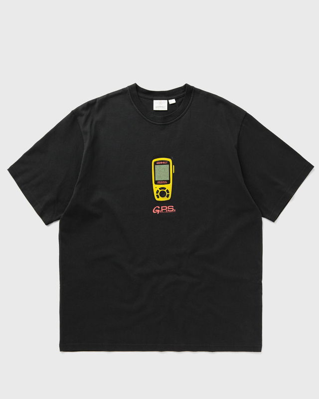 Black GPS Graphic T-Shirt