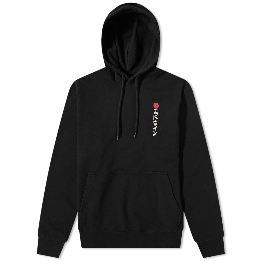 Суитчър EDWIN Kamifuji Hoody Черно | I031106-8967, 0