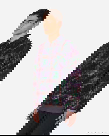 Риза Needles 7 Cuts Wide Uneven Dye Flannel Shirt Многоцветен | MR350 1003, 2