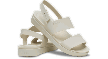 Кецове и обувки Crocs Brooklyn Backstrap Sandals Бяло | 212399-2MC, 1