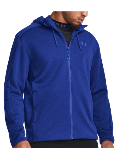 Суитчър Under Armour Essential Swacket Full-Zip Hoodie Синьо | 1378824-400