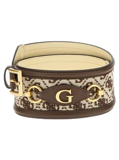 Колани GUESS Izzy 4G Logo Wide Belt Кафяво | BW7857P3470