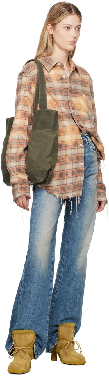 Дънки R13 R13 Jane Wide Leg Jeans Синьо | R13W7020 D081A, 3
