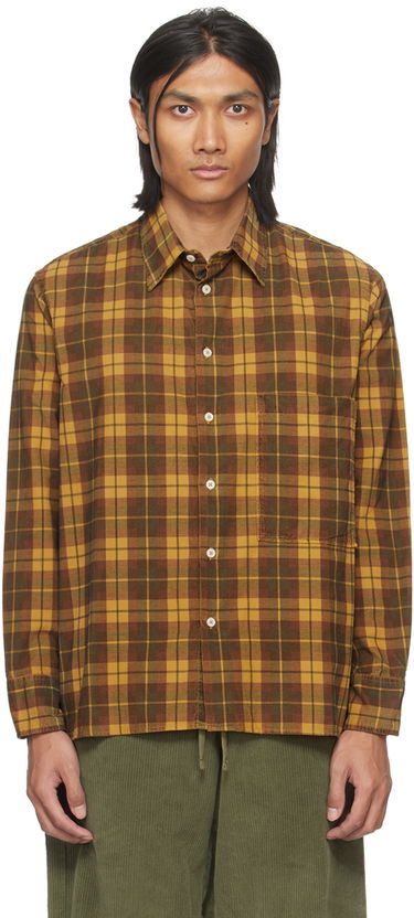 Риза Universal Works Universal Works Square Pocket Shirt Жълто | P2954, 0