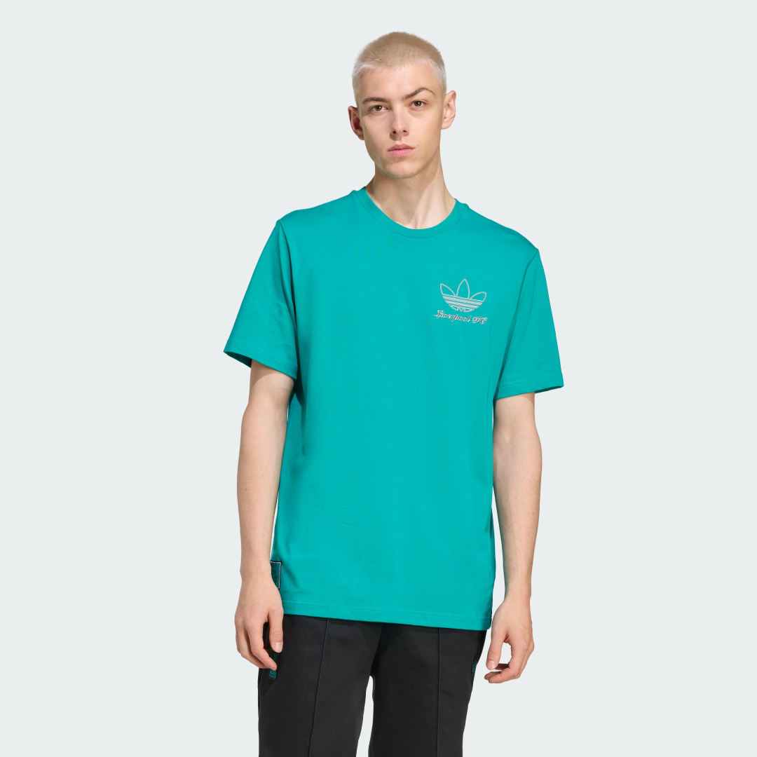 Тениска adidas Performance Liverpool FC Terrace Icons Graphic Тюркоазено | JW4137, 0