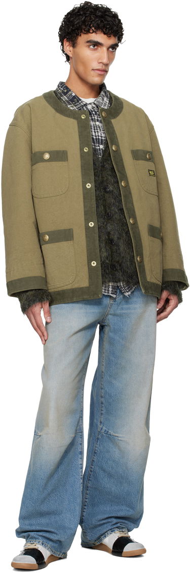 Яке R13 Cord Trimmed Chore Jacket Зелено | R13WD064-D374A, 3