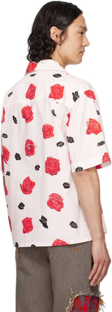 Риза Marni Marni Iris Print Poplin Shirt Бяло | CUMU0213A5 UTC502, 2