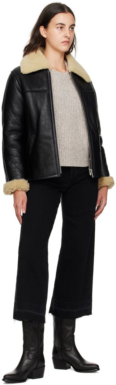 Пуловер rag & bone Rag & Bone Ingrid Rib Knit Sweater Сиво | WAS23F014FS14, 3