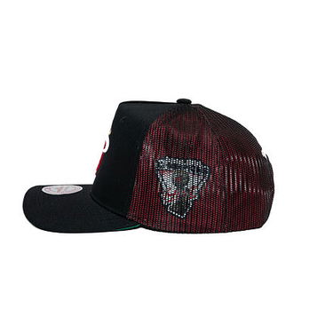 Шапка с козирка Mitchell & Ness Mitchell & Ness NBA Tremor Trucker Snapback Hat Miami Heat Черно | HT11505-MHEBLCK, 2