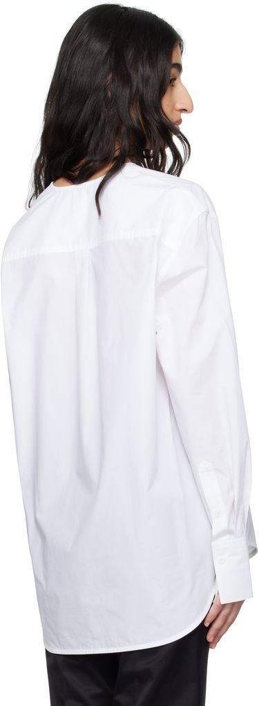 Риза TOTEME TOTEME V-Neck Shirt Бяло | 252-WRT0503-FB0119, 2
