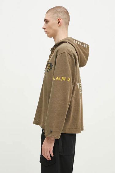 Суитчър Human Made Lace-Up Hooded Pullover Зелено | HM28CS007, 1
