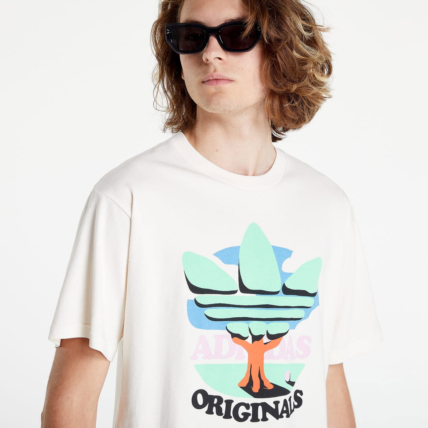Тениска adidas Originals adidas Originals Graphic T-Shirt Бежово | HI2961, 1