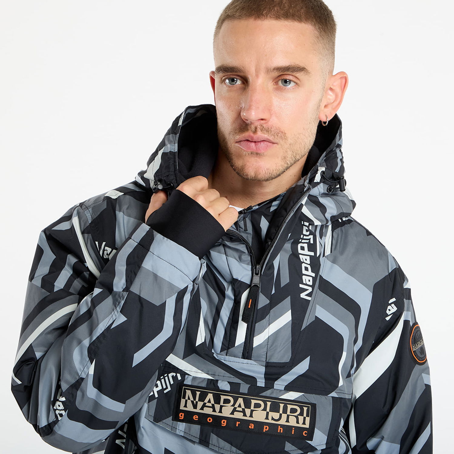 Яке Napapijri Napapijri Rainforest Next AOP Jacket Сиво | NP0A88T8FZN1, 1