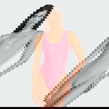 Бански adidas Originals Adicolor 3-Stripes Розово | IJ8663, 0