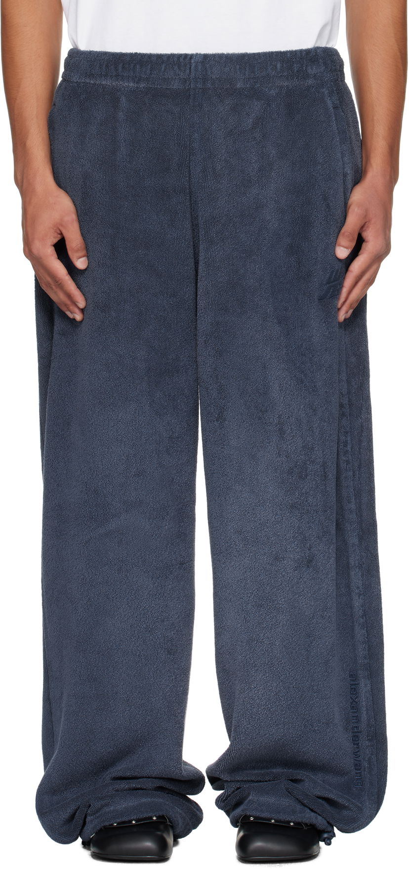 Спортни панталони Alexander Wang Alexander Wang Track Trousers Тъмно синьо | 6CC3254421