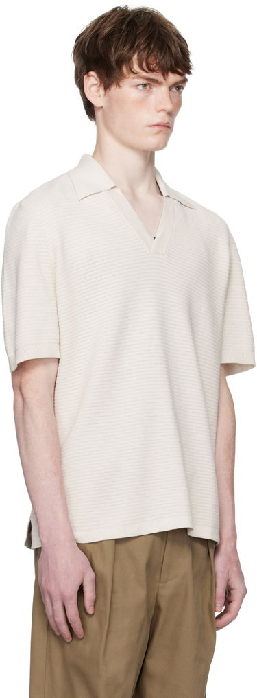 Поло тениска A.P.C. A.P.C. Livio Knit Polo Черно | COGDK-H23413, 4