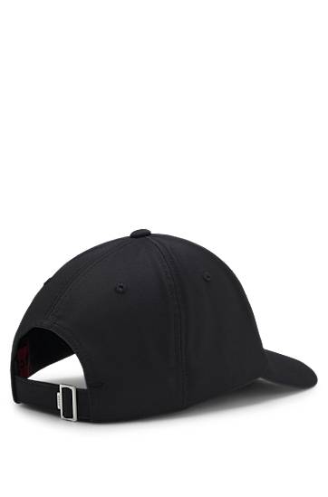 Шапка с козирка BOSS Stretch-twill cap with embroidered logo Черно | 50555783, 1