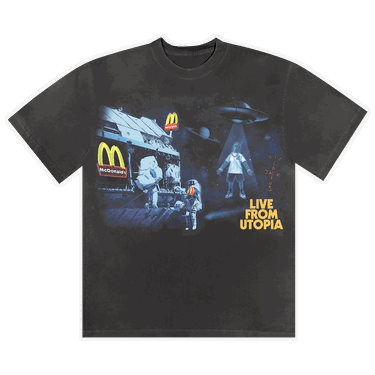 Тениска Cactus Jack by Travis Scott McDonald's x Live From Utopia T-Shirt Черно | CJMD SS38 BLAC, 0