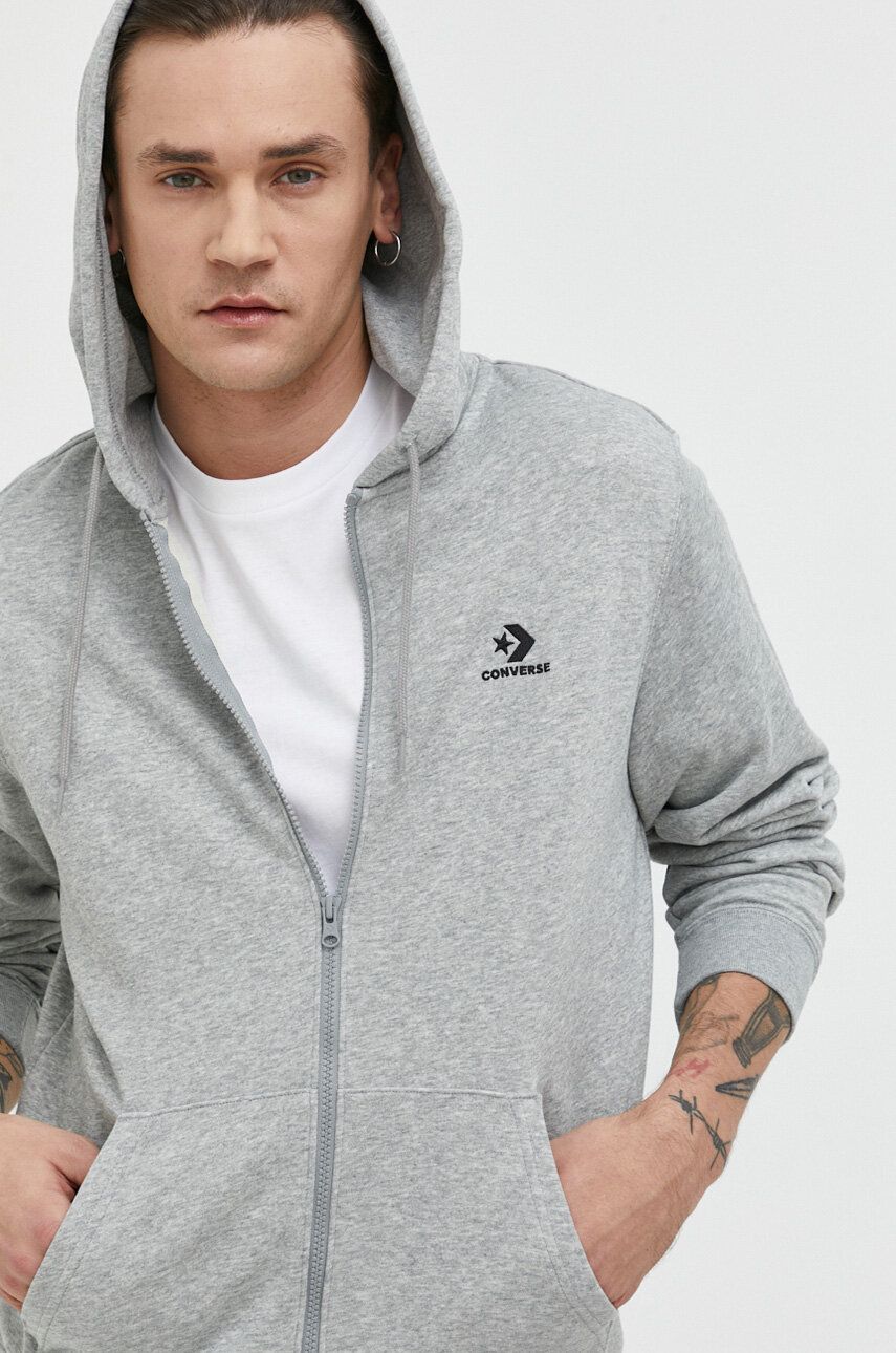 Суитчър Converse Full-Zip Hoodie Сиво | 10023871.A02, 0