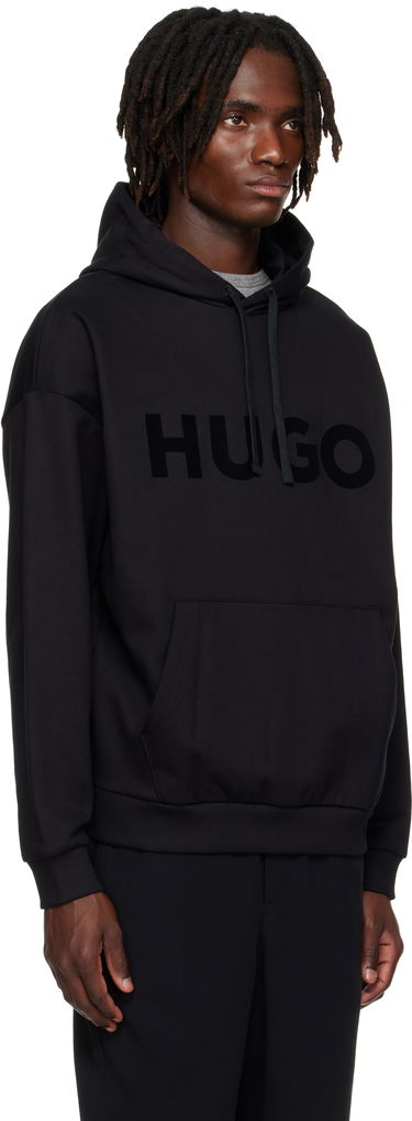 Суитчър BOSS Logo Bonded Hoodie Черно | 50529090, 1