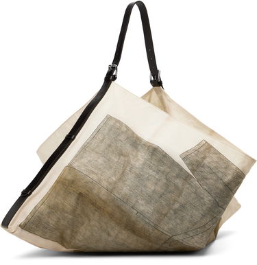 Голяма пазарска чанта LEMAIRE Lemaire Flag Bag Бежово | BG0143 LF1418, 2