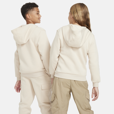 Суитчър Nike Nike Sportswear Club Fleece Full-Zip Hoodie Бежово | FD3004-126, 3