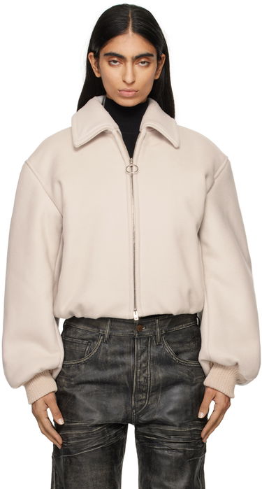 Яке бомбър Acne Studios Plaque Bomber Jacket Бежово | A90616-, 0