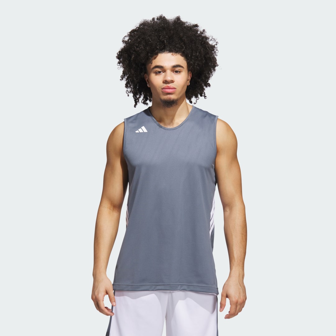 Потник adidas Performance 3G Speed Reversible Basketball Jersey Сиво | JM5095, 0