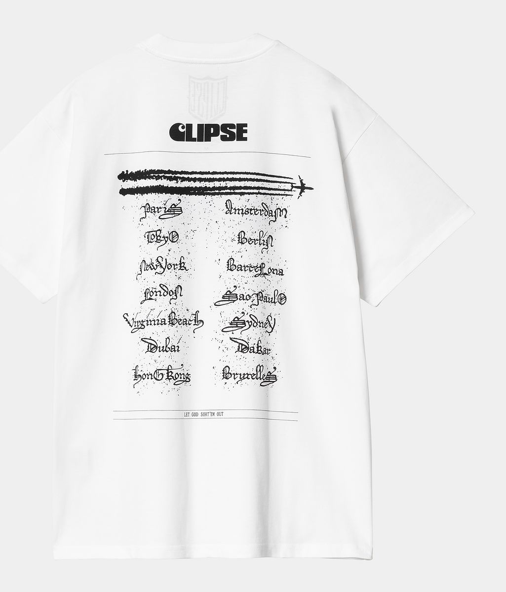 Тениска Carhartt WIP Clipse x WIP S/S T-Shirt Бяло | I035092_3, 1