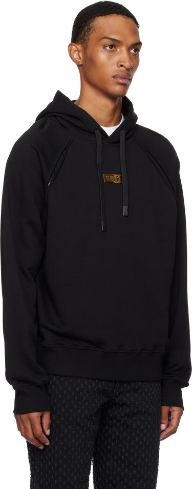 Суитчър Versace Outline Barocco Relaxed-Fit Hoodie Черно | E78GAI314_EF0010, 1
