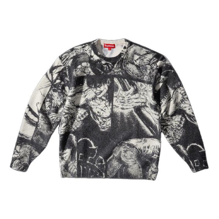 Пуловер Supreme The Crow Graphic Print Sweater Черно | SUP-FW21-177