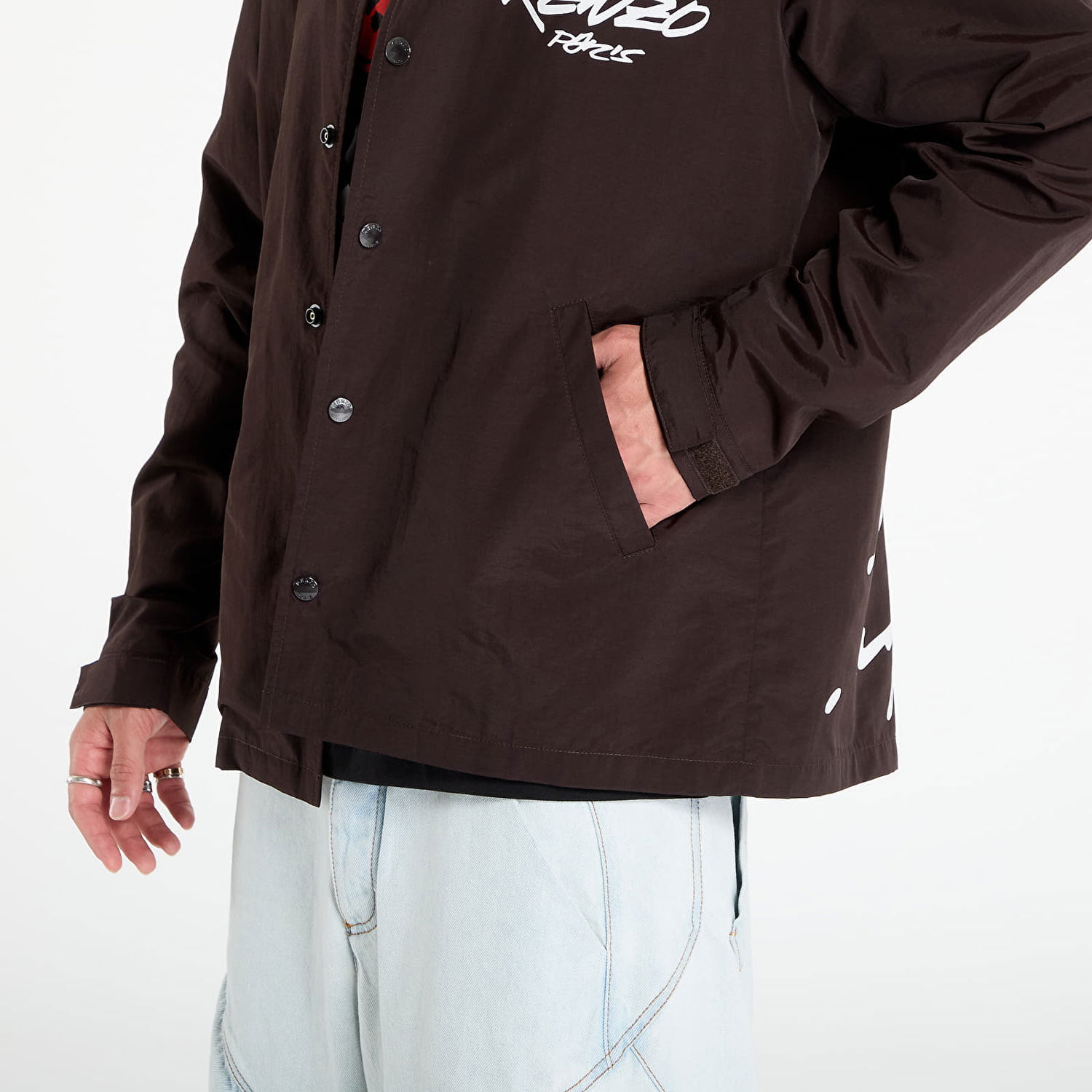 Яке KENZO KENZO x FUTURA 2000 Light Coach Jacket Кафяво | FF65BL0619NT.91, 1