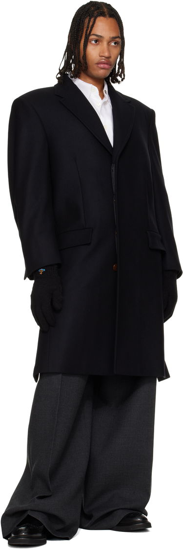 Ръкавици Vivienne Westwood Sporty Knitted Orb Logo Gloves Черно | 8202002R-K0065-, 2