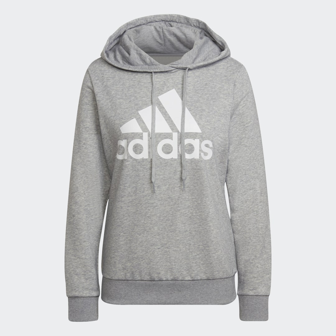 Суитчър adidas Performance Essentials Relaxed Logo Hoodie Сиво | HD1799, 0