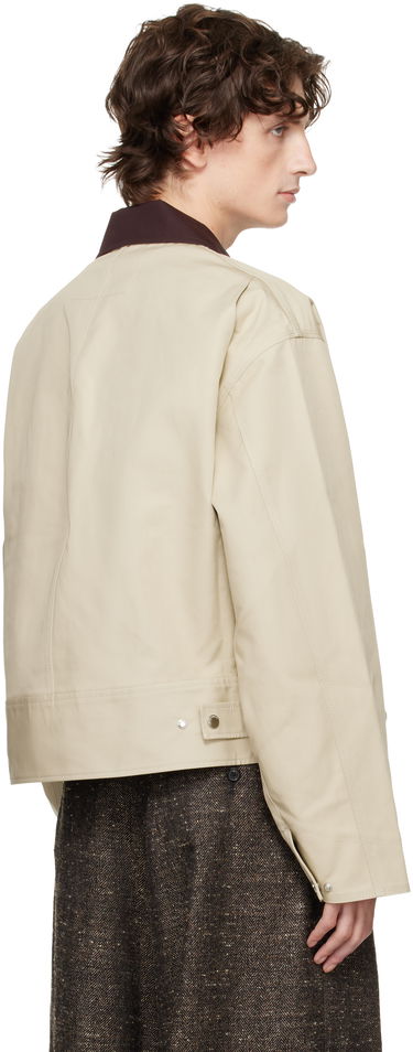 Яке JW Anderson JW Anderson Curved Hem Jacket Бежово | JK0413-PG1802, 2