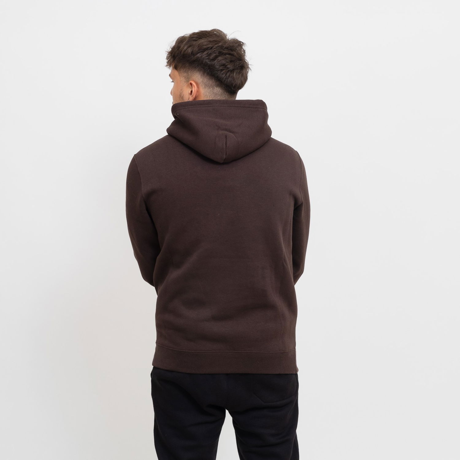Суитчър Champion Men's Script Logo Fleece Hoodie Кафяво | 219203-MS548, 1