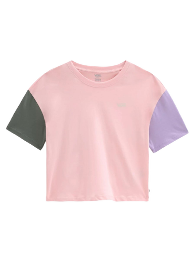 Тениска Vans Relaxed Boxy Colorblock T-Shirt Розово | VN0A5L64YYN