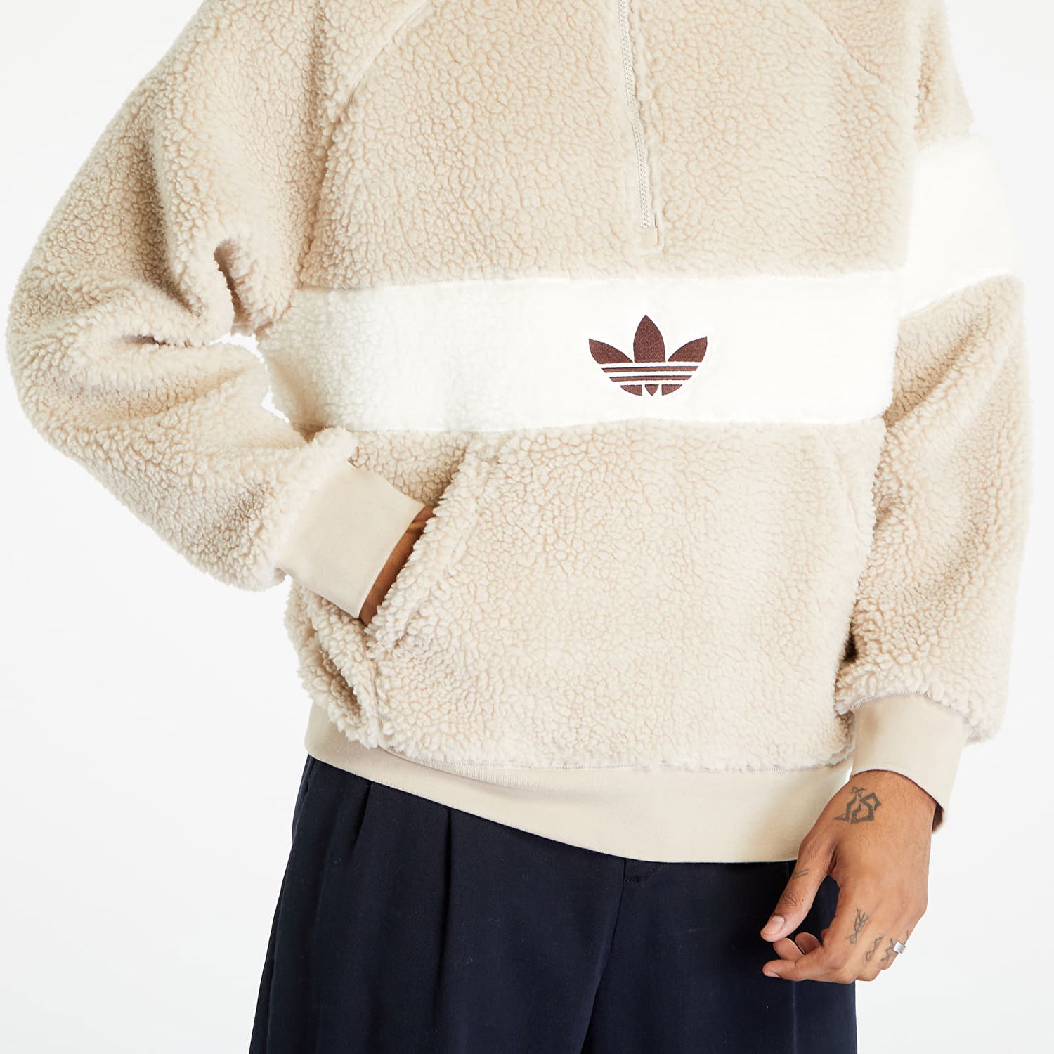 Яке adidas Originals Winter Fleece Jacket Бежово | HZ0719, 1