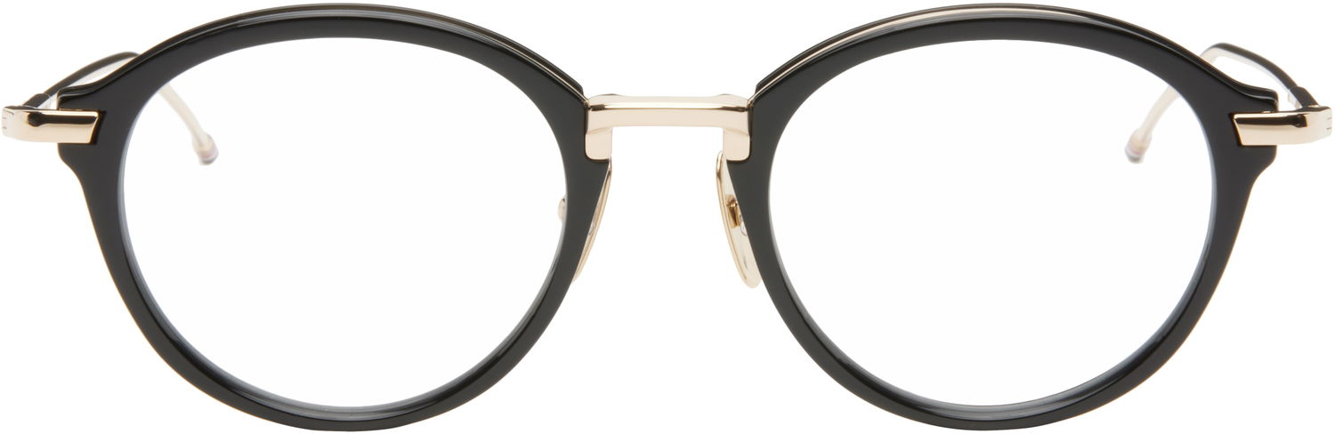 Слънчеви очила Thom Browne Acetate & Titanium Round Glasses Черно | UEO011A-G0003, 0