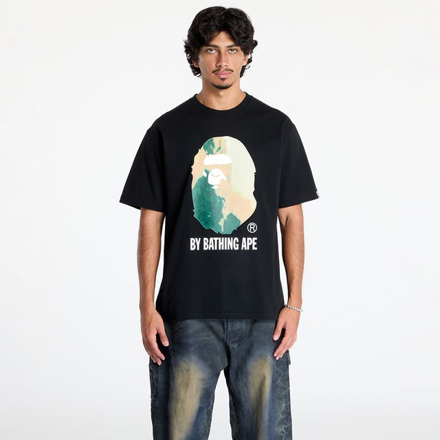 Tie Dye By Bathing Ape Tee Black x Beige