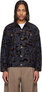 Camo Flocked Denim Jacket