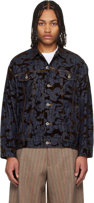 Яке BAPE Camo Flocked Denim Jacket Многоцветен | 001LJL801001M, 0