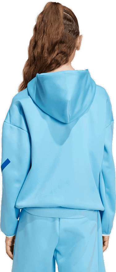 Суитчър adidas Performance MESSI ZNE Hoodie Синьо | KB2136, 1